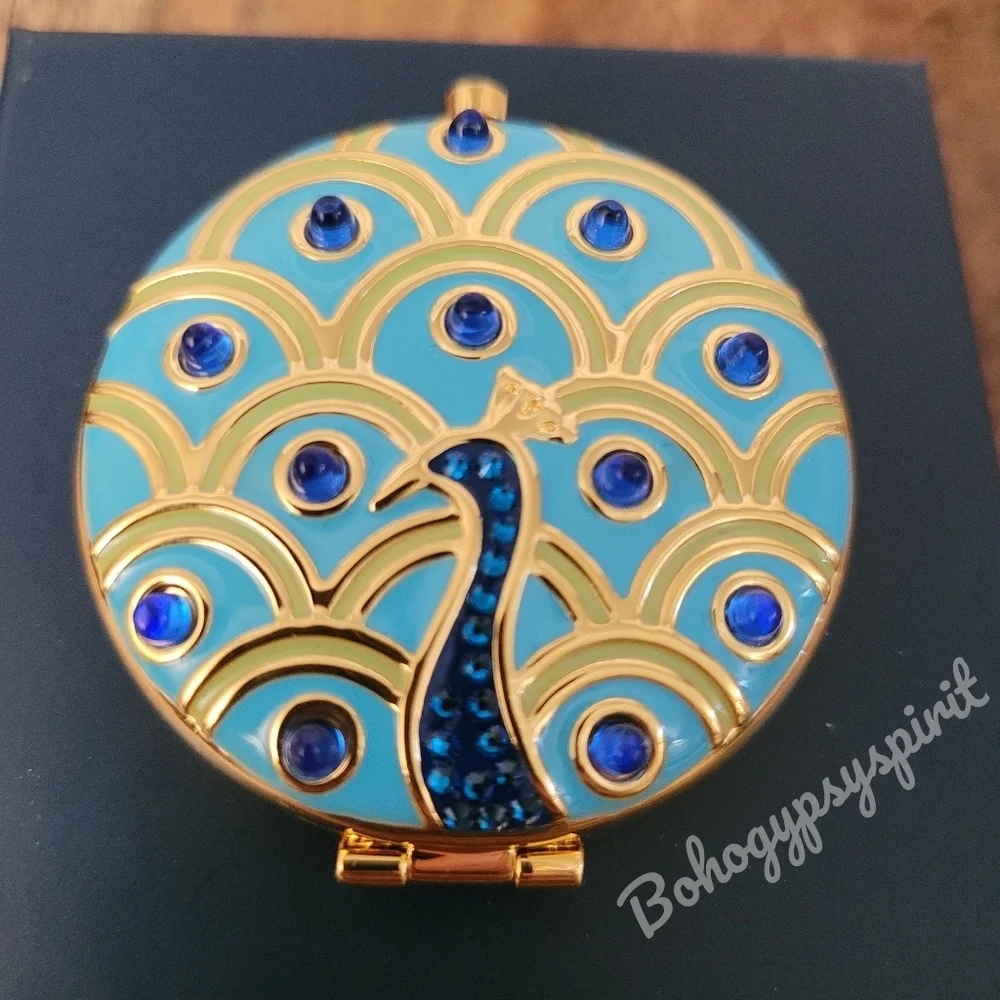 Estee Lauder Posh Peacock Perfecting Setting Powder Compact